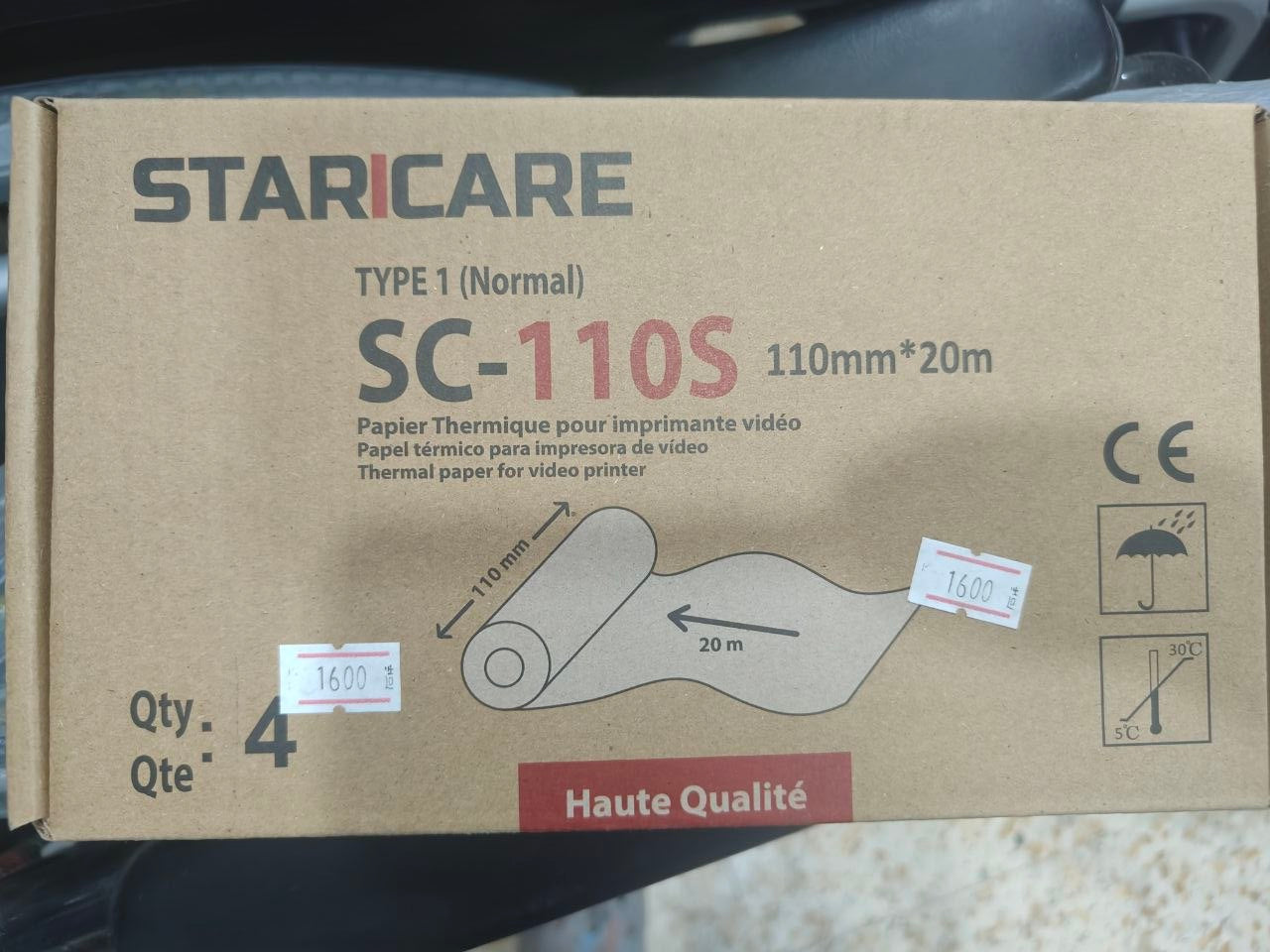 Papier échographique stare care