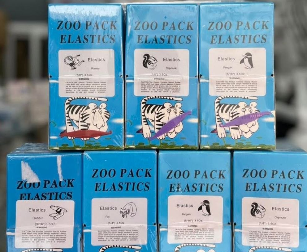 Élastiques orthodontiques Zoo Pack